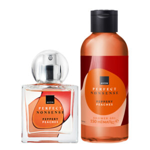 Perfect Nonsense Peppery Peaches Fragrance & Shower Gel Set